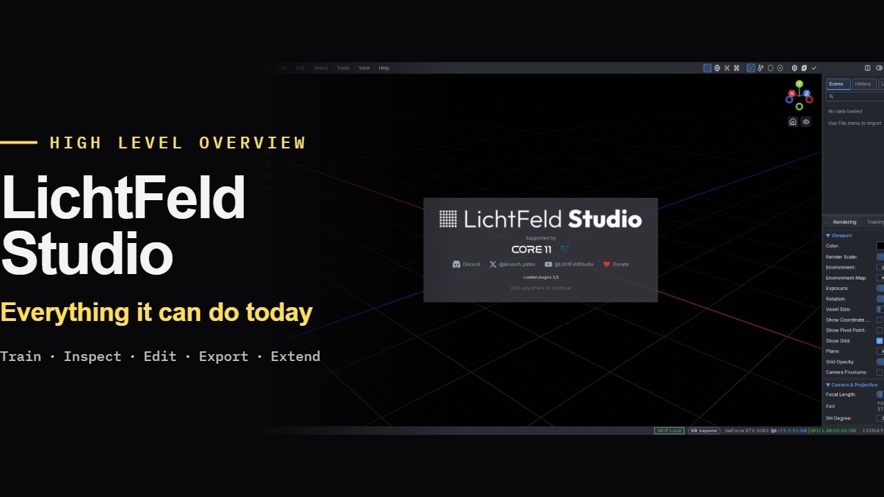 LichtFeld Studio — Everything it can do today