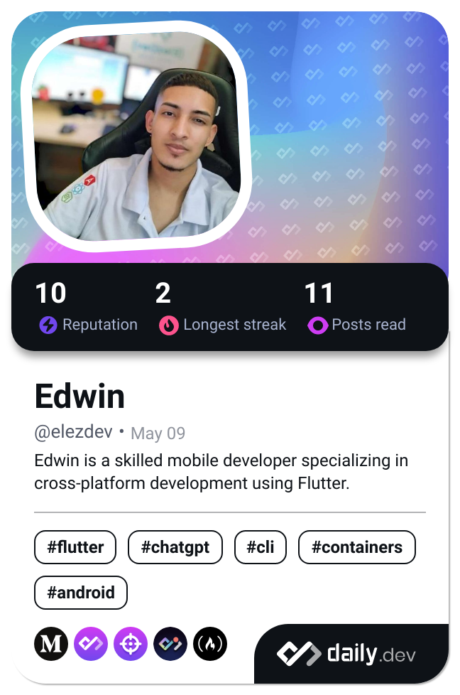 edwin's Dev Card