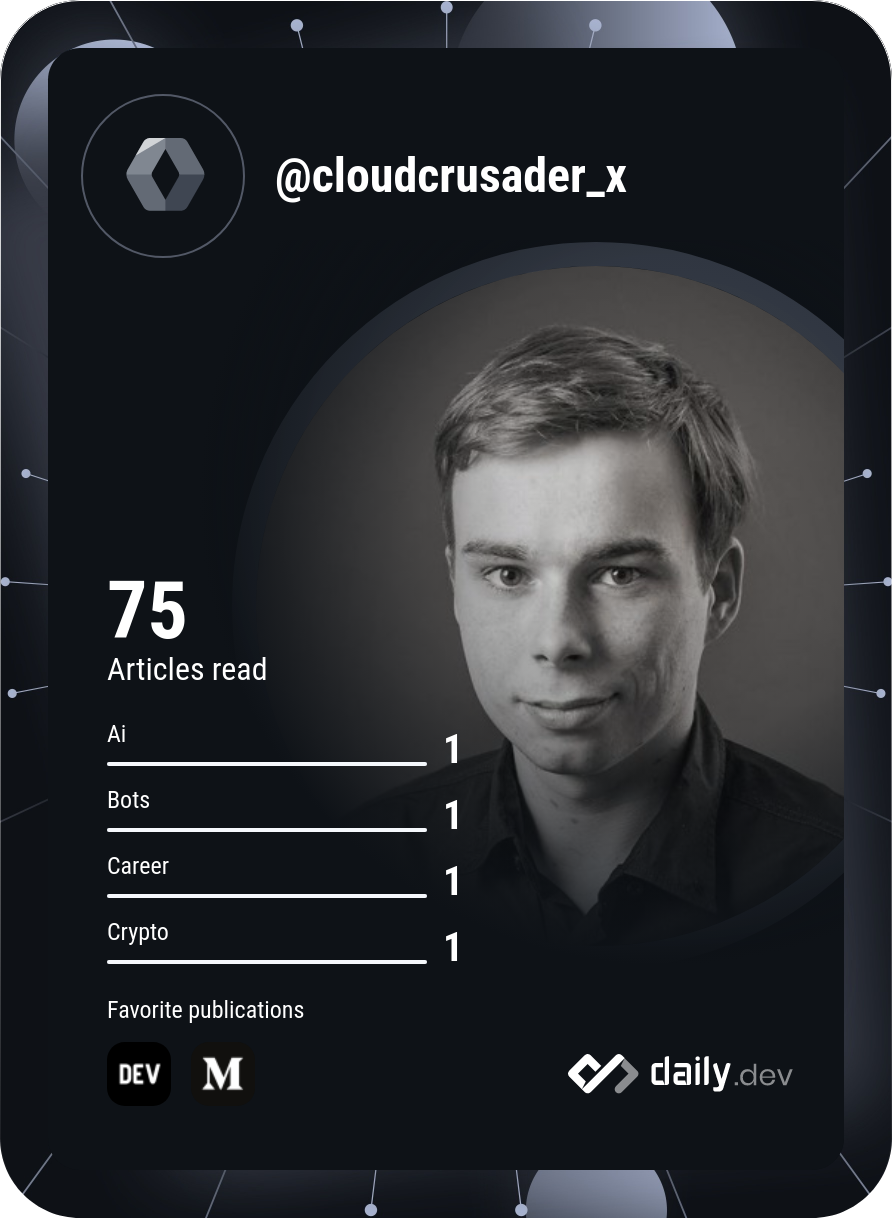 Markus Wagner's Dev Card