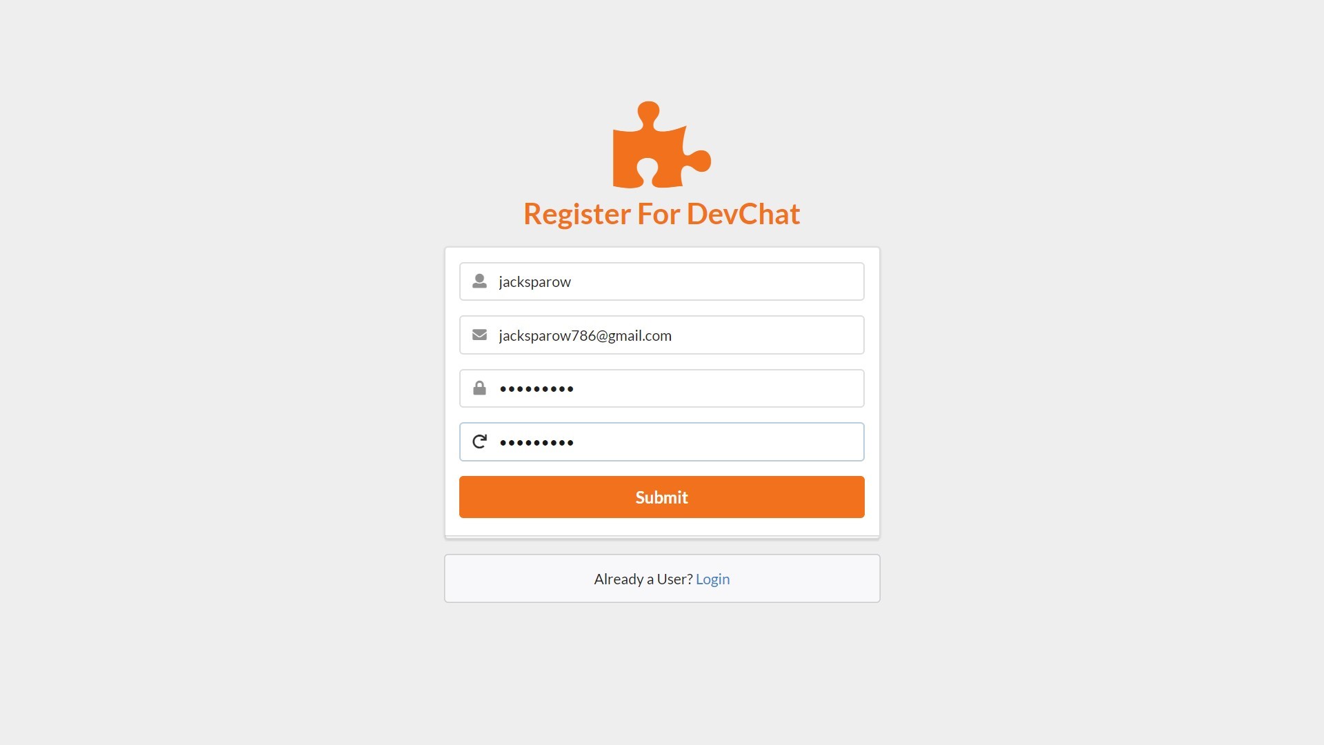 SignUp Screen