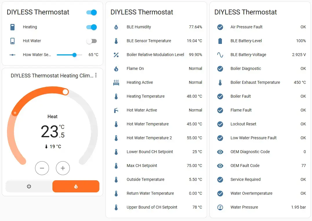 Home Assistant Dashboard