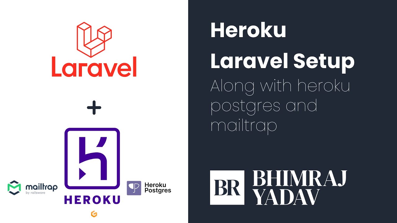 Heroku Laravel Setup along with Heroku Postgres and Mailtrap