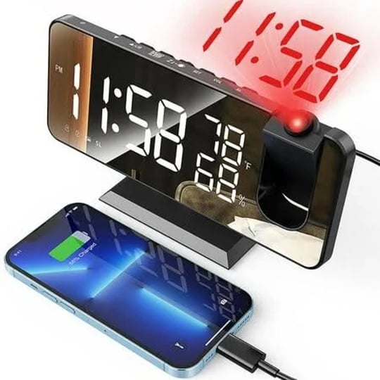 projection-alarm-clock-for-bedroom-digital-alarm-clock-radio-with-usb-charger-ports-7-3-large-led-sc-1