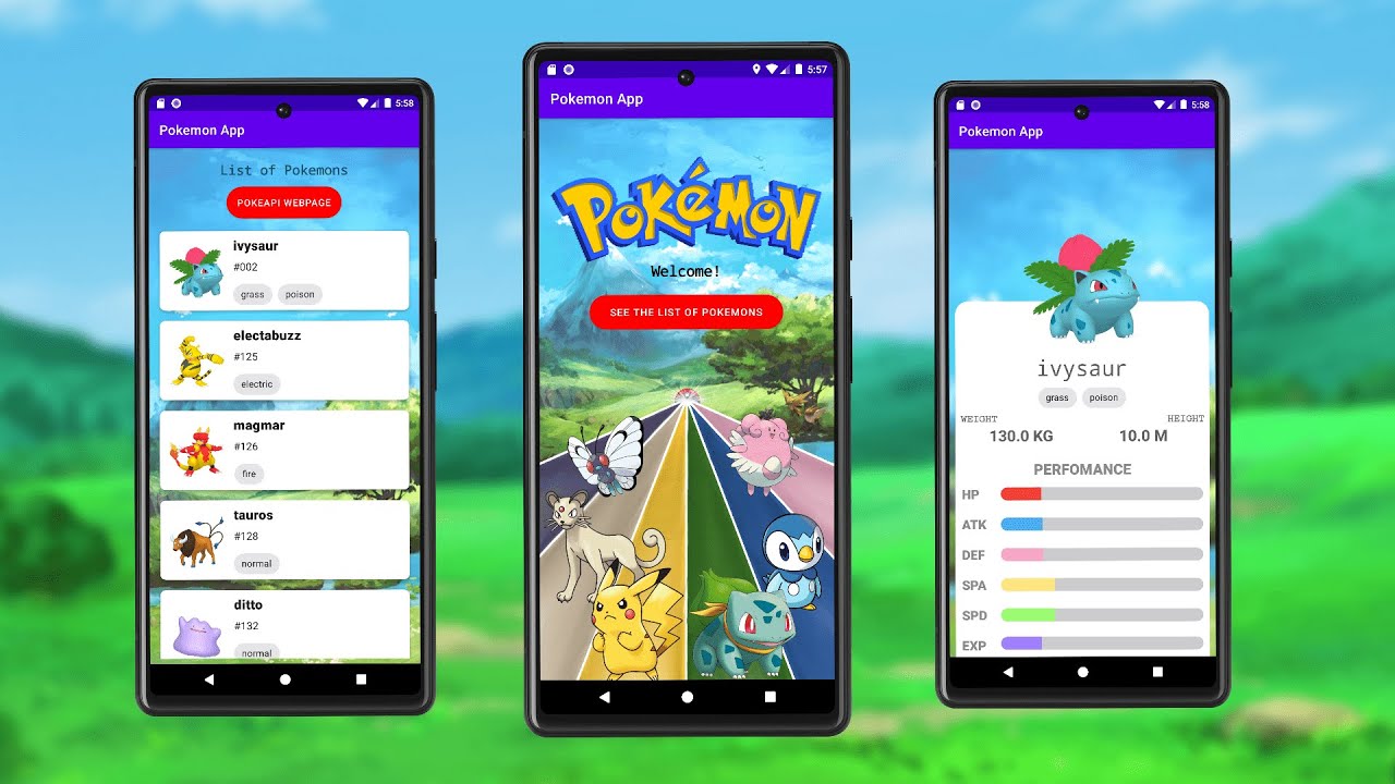 Demo of the PokemonApp