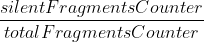 silentFragmentsCounter/totalFragmentsCounter