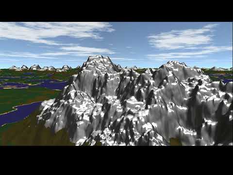 Terrain avec Level Of Details et dynamic loading