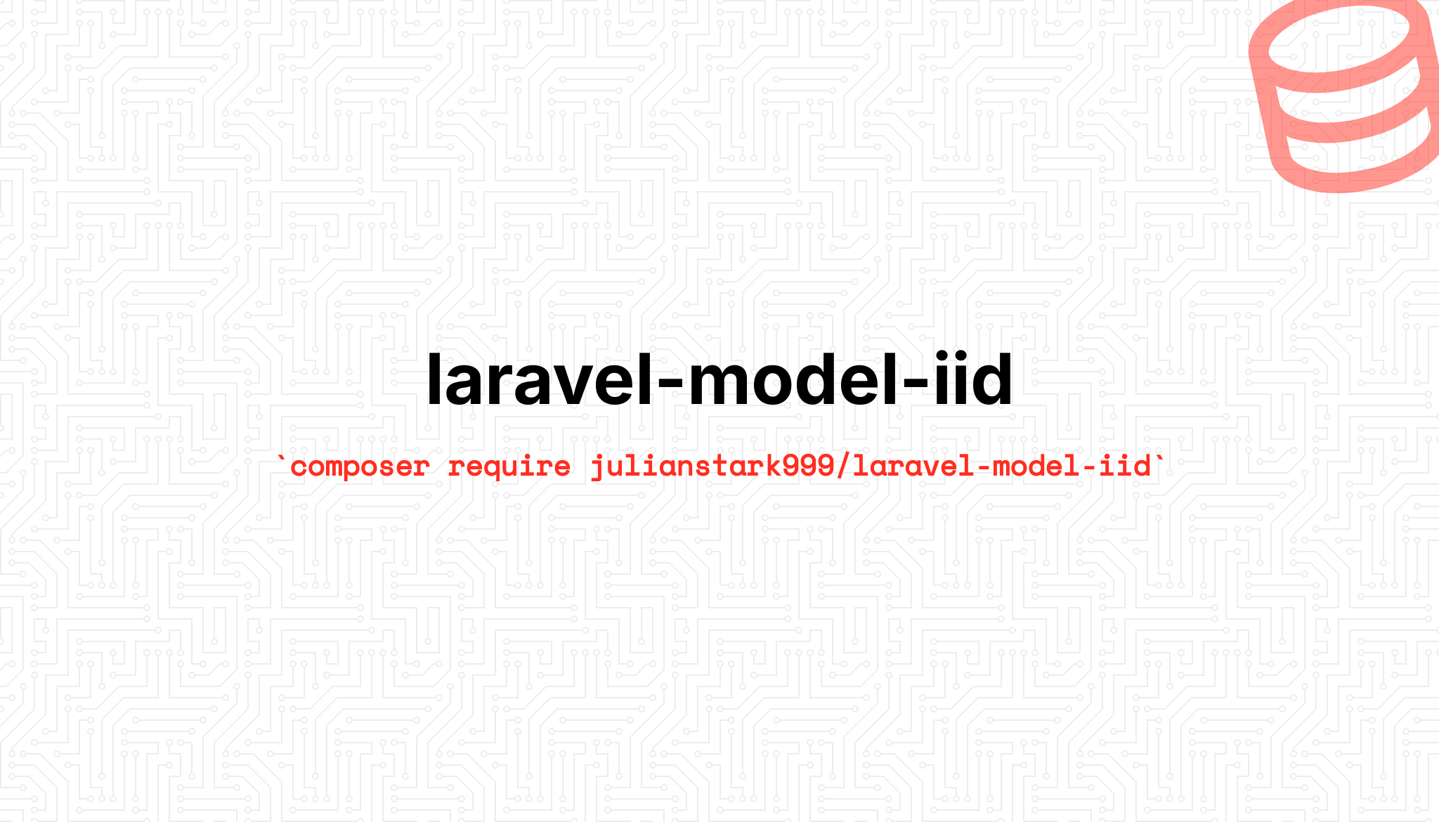 Social Card of Laravel Model Iid