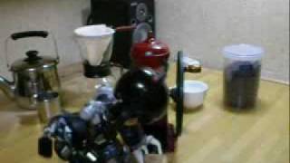 moe robot making coffee