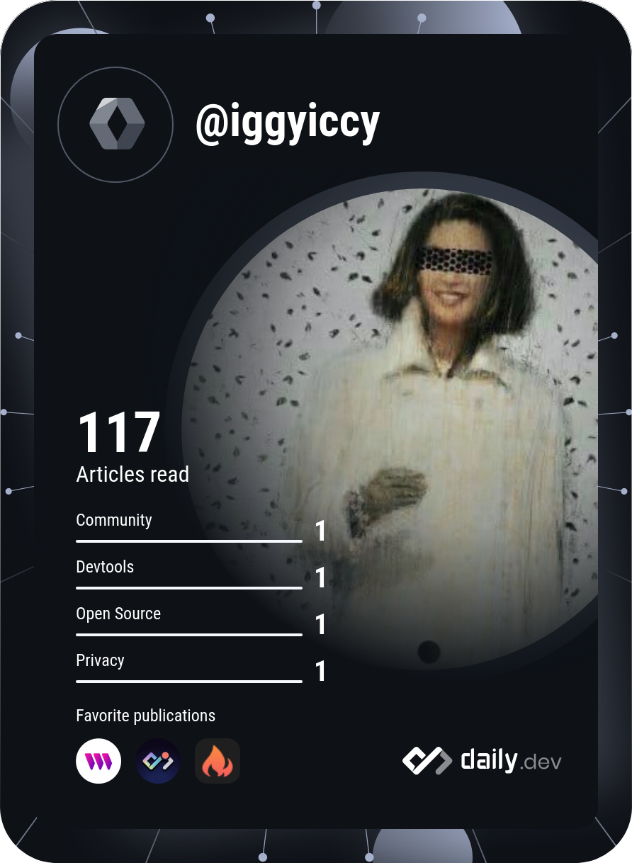 Iggy's Dev Card