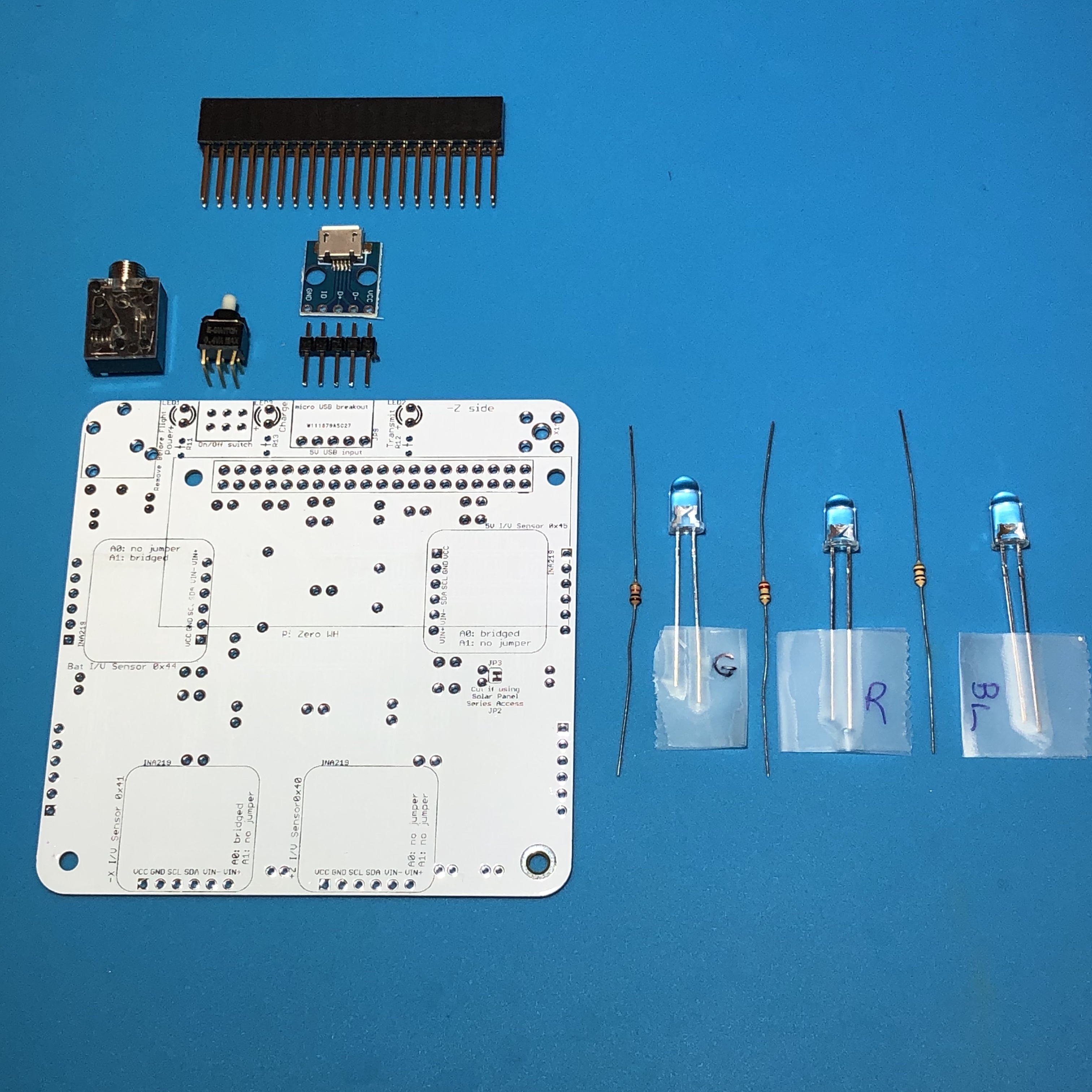 micro USB board pin header