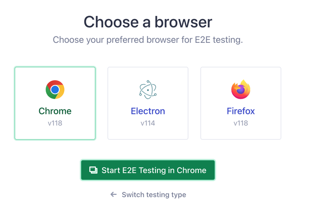 Browser Selection