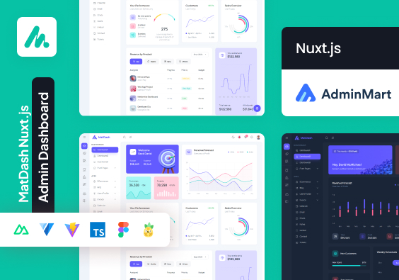 MatDash Nuxt Js Admin Dashboard