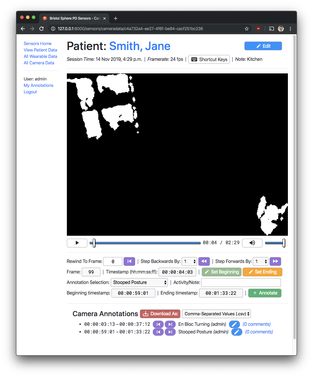 Camera Annotation