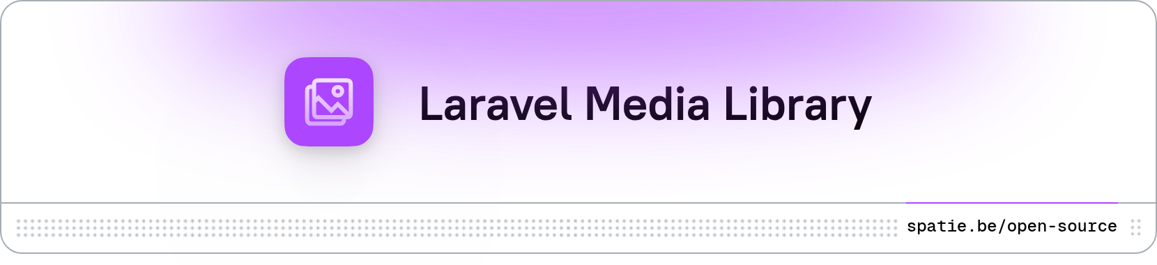 Logo for laravel-medialibrary