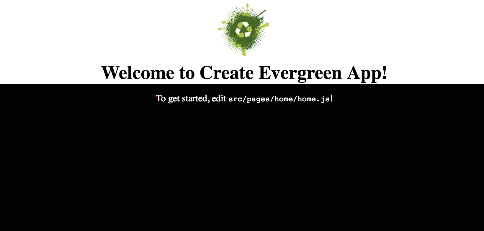 Create Evergreen App