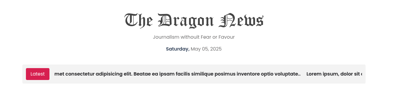 Dragon Daily News Demo