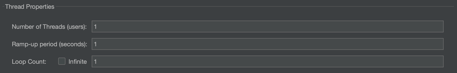 JMeter Thread Properties