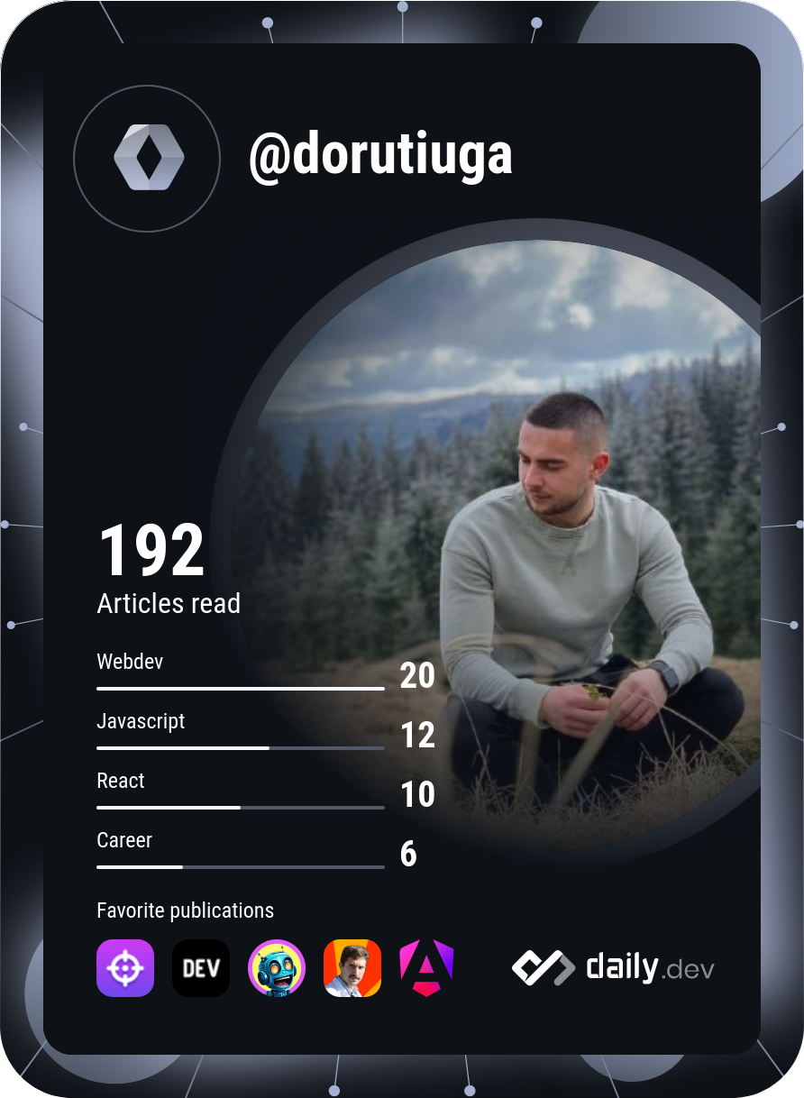 Dorut Iuga's Dev Card