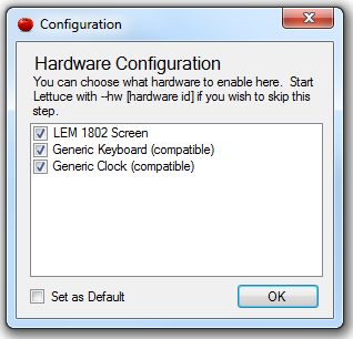 Hardware Configuration