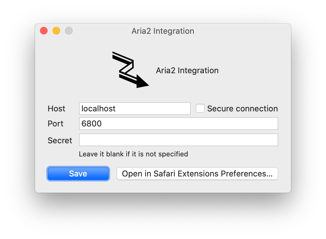 Aria2 Integration App