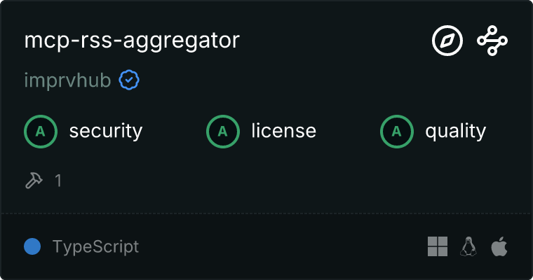 RSS Aggregator MCP server