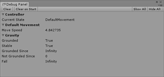 Debug Panel for Unity3D