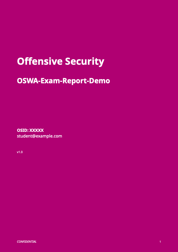 OSWA Exam Report