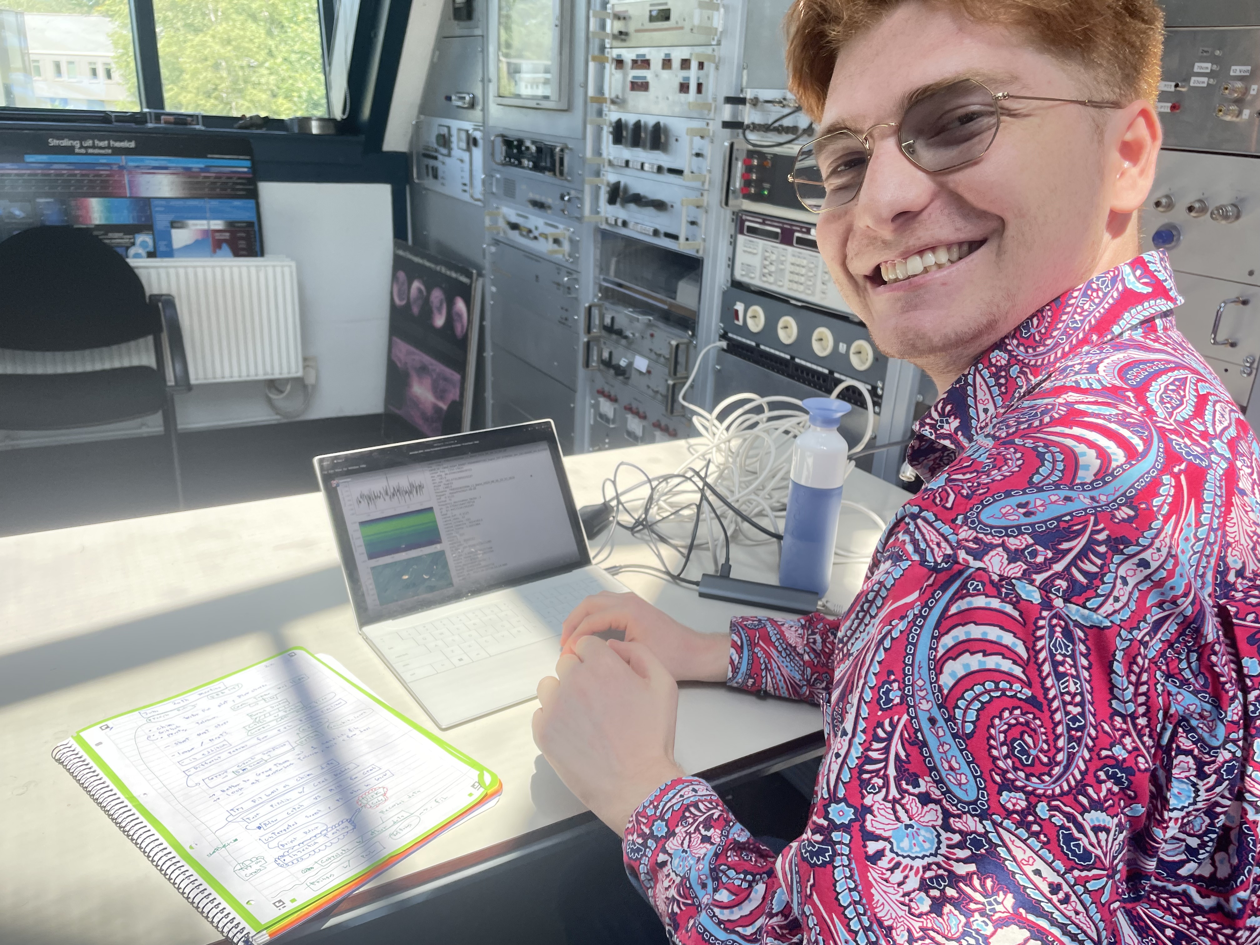 Max Fine Observing with the 25-m Dwingeloo Radio Telescope