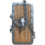 silver wolf tower shield icon