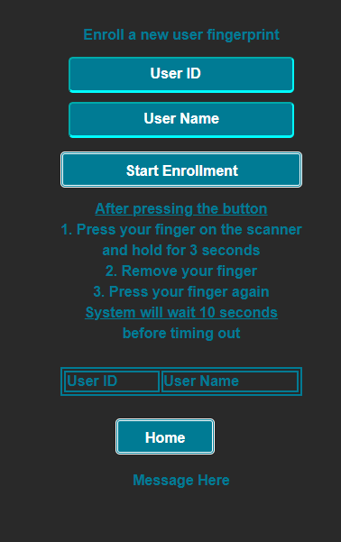 Enroll New User