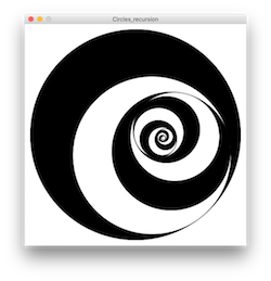 Circles recursion