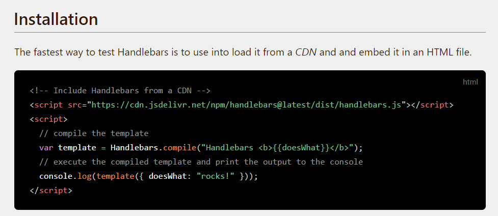 HANDLEBARS EXPRESSIONS