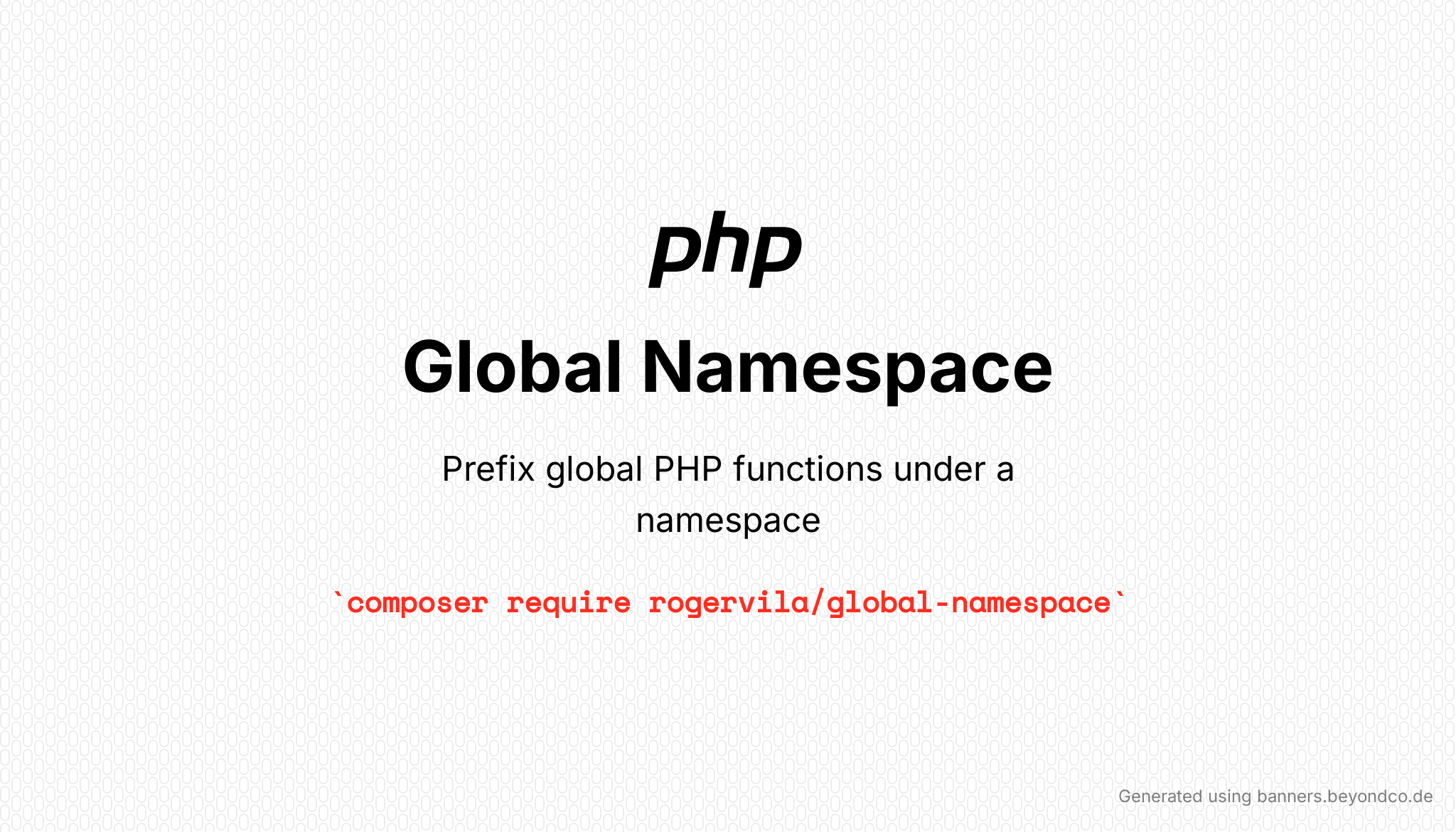 Global Namespace