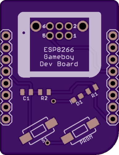 esp8266-gameboy-dev-board