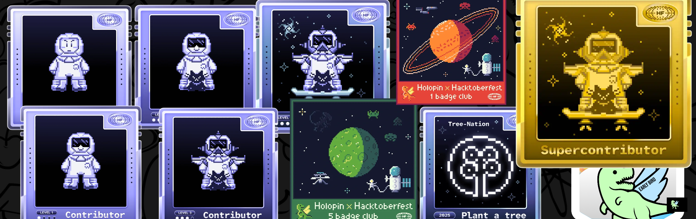 An image of @tejaswanirai's Holopin badges, which is a link to view their full Holopin profile