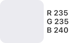 R-235,G-235,B-240