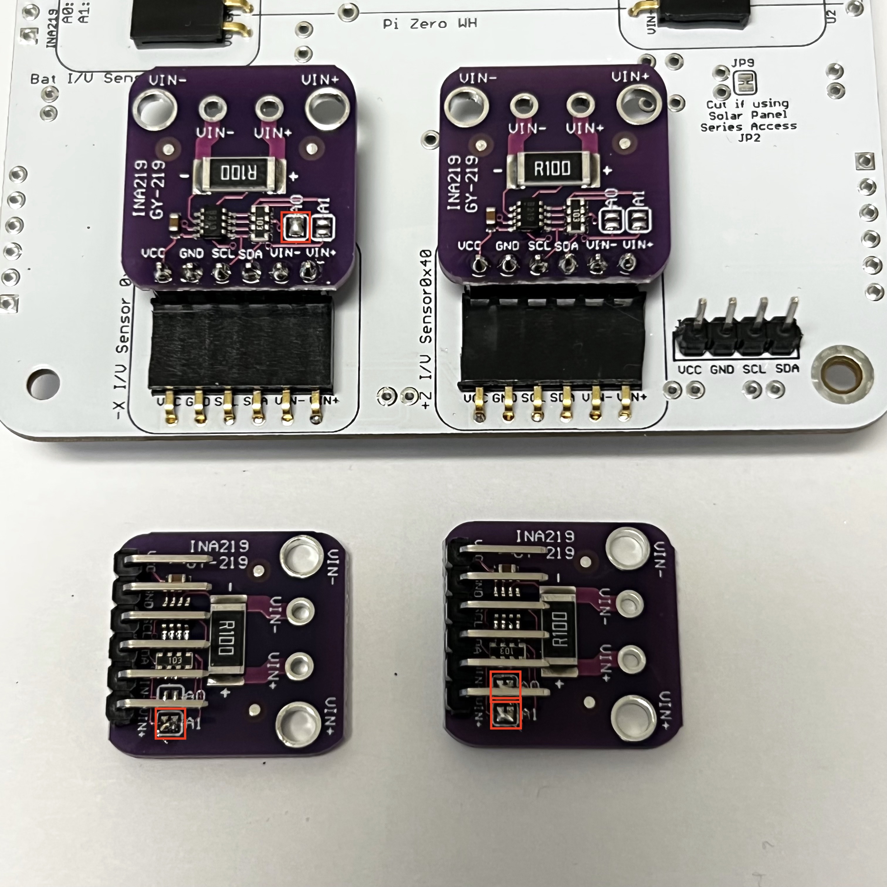 INA219 boards