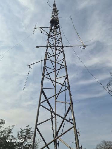up the pole