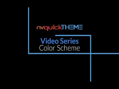  nvQuickTheme Video Series - Color Scheme