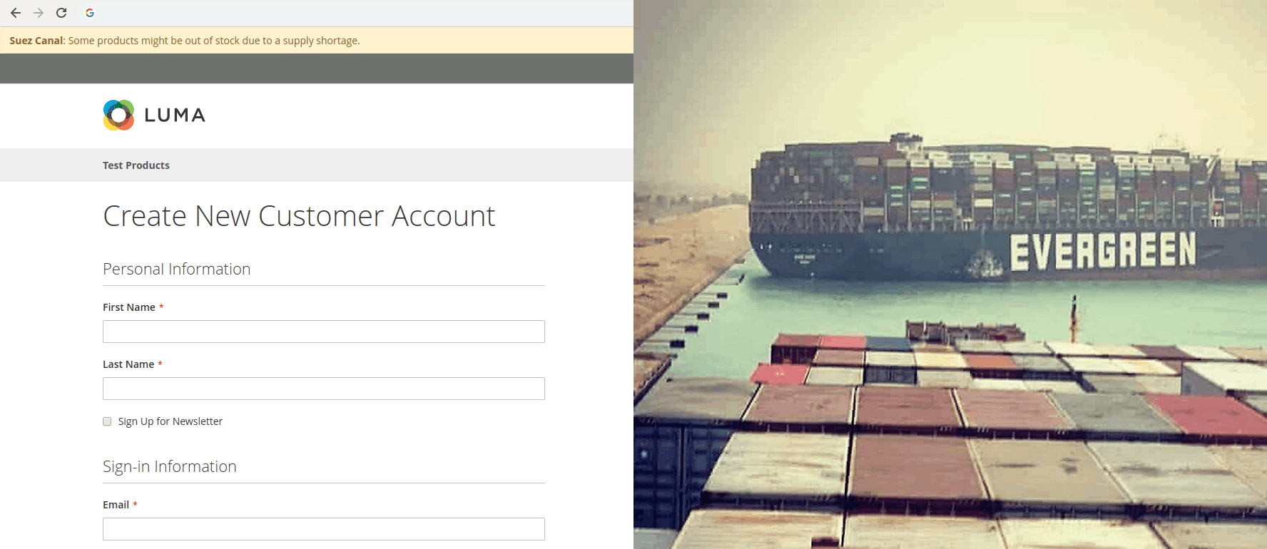 Magenizr SuezCanal - Frontend