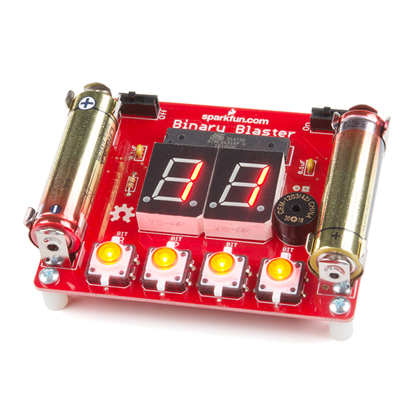 GitHub - sparkfun/Binary_Blaster: Beginner through-hole