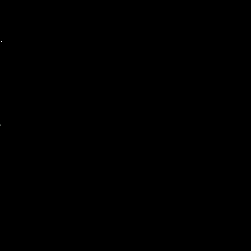 Still frame of the falling and settling pixel animation