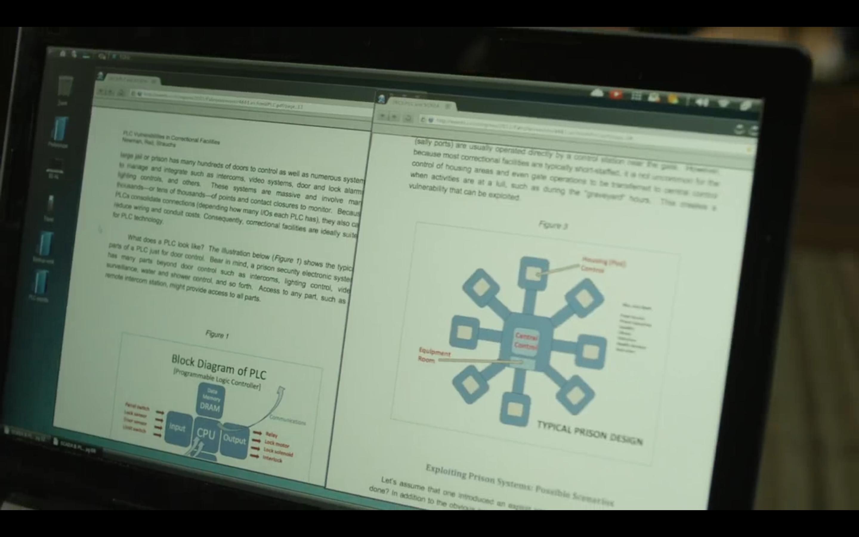 Elliot looks up technical specifications of prison system electronic device controllers, :robot: screenshot 📷