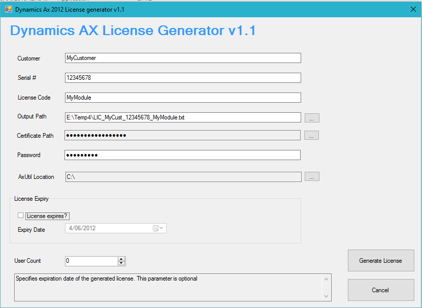 AxLicenseGenerator/Ax2012LicenseGen/Readme.md at master ...
