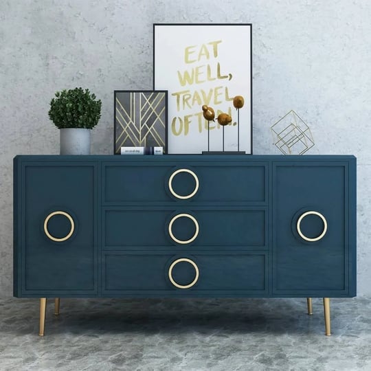 rindix-blue-sideboard-cabinet-gold-credenza-drawers-2-doors-47-2-mid-century-1