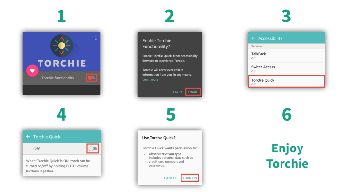 Enable 'Torchie Functionality'