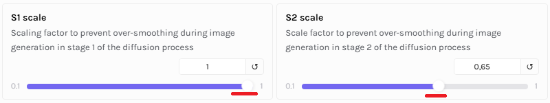 Adjust S1 and S2