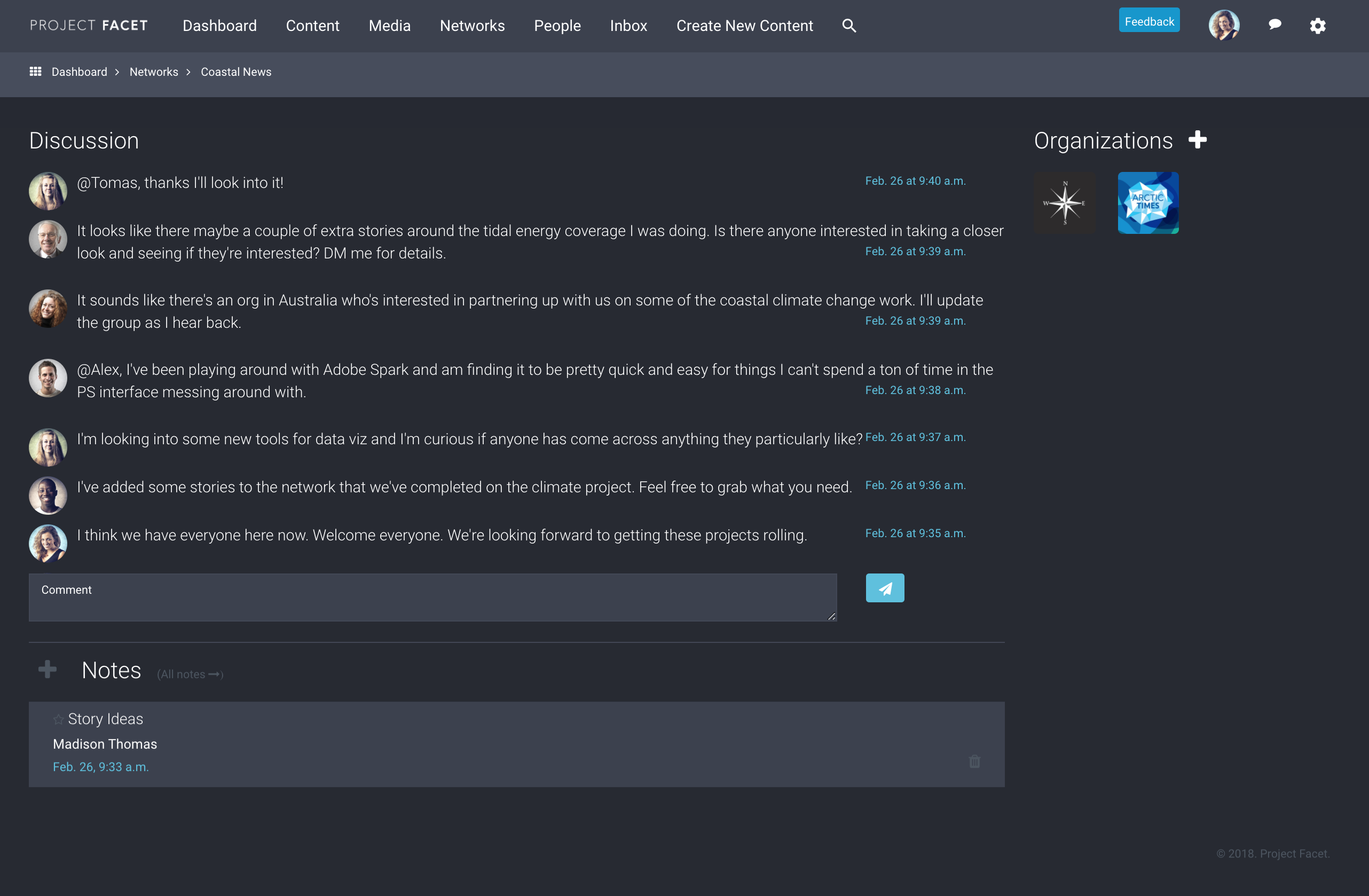 Facet Network Detail
