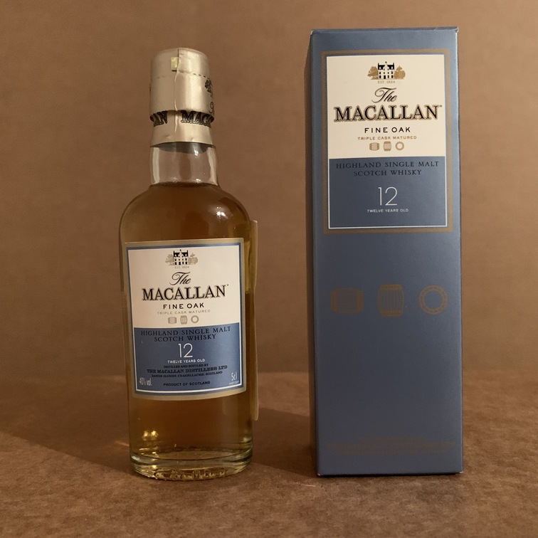 "Macallan" Fine Oak 12 Years, 0.05l