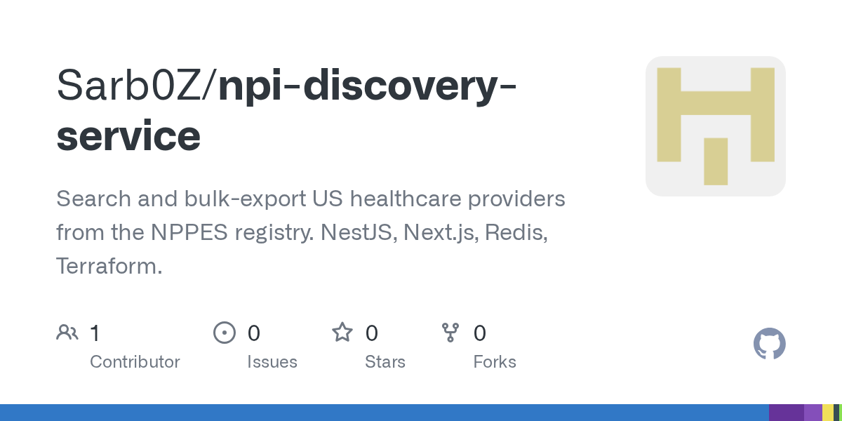 npi-discovery-service: partition-aware bulk collector